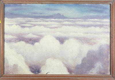 Luchtfoto, Waarschijnlijk boven Vlaanderen door Christopher Richard Wynne Nevinson